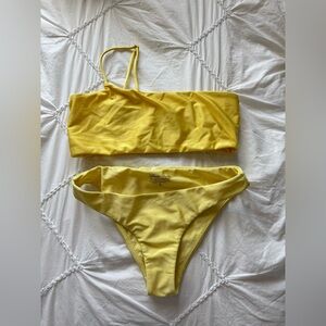 Lovers + Friends Yellow Bikini Set
